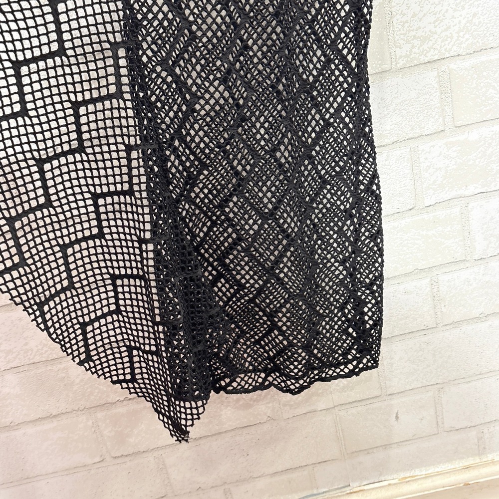 Black Sheer Mesh Whimsigoth Pants Size Small Fairy Grunge Witch Vamp Goth Rave - Picture 5 of 11